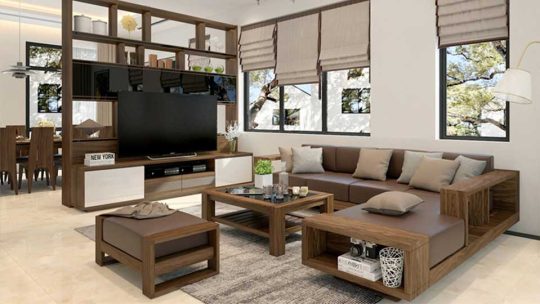 thiết kế nội thất phòng khách